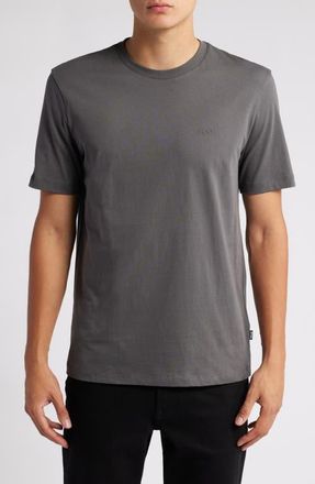 BOSS Thompson Solid T-Shirt in Medium Grey at Nordstrom, Size X-Large