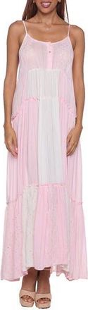 Ranee&rsquo;s Tiered Maxi Dress in Pastel Pink at Nordstrom Rack, Size Large/x-Large