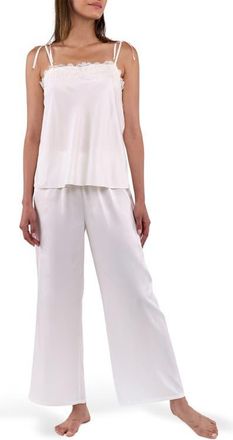 Flora Nikrooz Celeste Charm Cami Pajamas Set in Ivory at Nordstrom, Size Medium