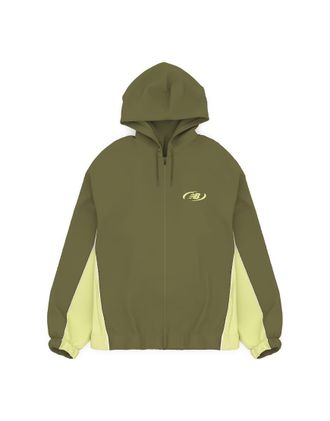New Balance Trackside - Giacca in tessuto color verde sportivo