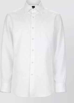 HUGO BOSS linen shirt button down long sleeves