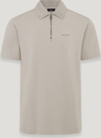 Belstaff Alloy Polo Mens Cotton Jersey Cement Grey Size 2XL