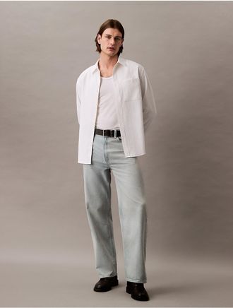 Calvin Klein Jeans Calvin Klein Mens Baggy Jeans - Blue - 30W x 30L