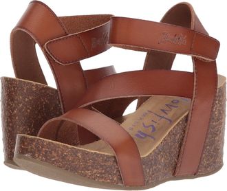 Blowfish Womens Hapuku Wedge Sandal, Arabian Sand Die Cut, 6.5 UK