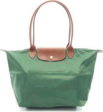 Longchamp Le Pliage Original L Tote Bag Canvas Leather