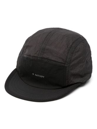 SATISFY logo-print adjustable cap - Black