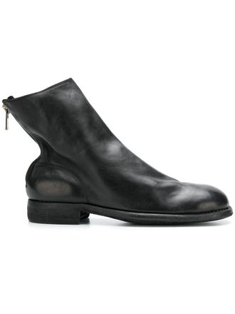 Guidi Stivali con zip posteriore - Nero