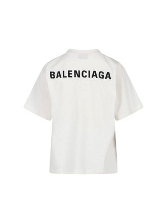 Balenciaga Womens T-Shirts And Polos White Cotton