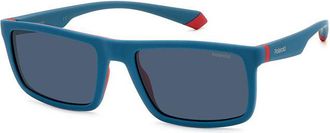 Polaroid PLD 2134/S CLP/C3 Mens Sunglasses Blue Size 56