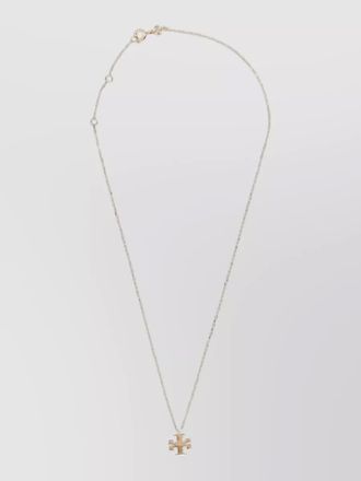 Tory Burch pendant chain link necklace geometric shape