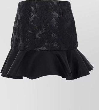 Ganni satin mini skirt