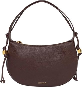 Coccinelle Hobo Bag - Dames - Handtassen - Bruin - ONE Size - Leer - Tassen