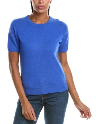N.Peal N. PEAL Milly 100% Cashmere Classic T-Shirt