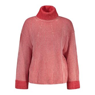 Desigual Jersey de cuello alto Emy acanalado - Knitwear - Mujer - Rojo - M