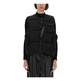 Alpha Industries Ma-1 Puffer Vest UV - Dames - Bodywarmers - Zwart - M - Leer - Jassen
