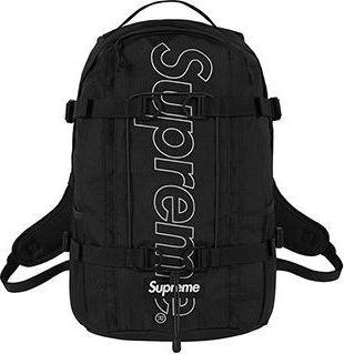 SUPREME Backpack Black White SUP-SS18-690