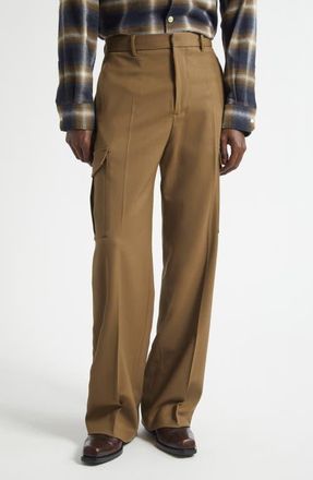 Second/Layer Baja Wool Cargo Pants in Green at Nordstrom, Size 32 Us