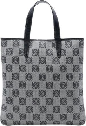 Loewe Pre-owned Tote Bags, female, Gray, Size: ONE SIZE Pre-owned Tote Bag