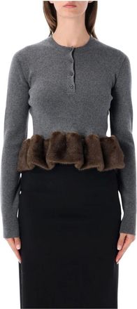 Stella McCartney Donna, Maglie, Grigio, S, new