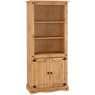 Seconique Seconique Corona Mexican Pine 2 Door Display Cabinet