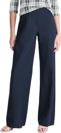 Vince High Waist Bias Linen-Blend Pant