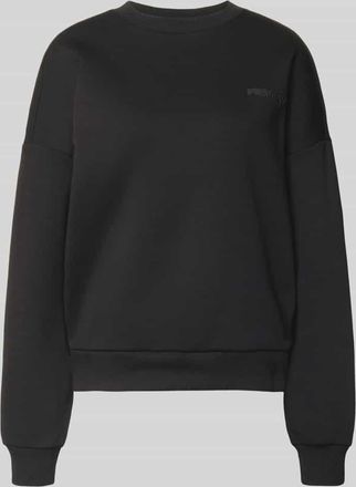 Review Basic Sweater mit Rundhalsausschnitt und B&uuml;ndchen am &Auml;rmel in Black, Gr&ouml;&szlig;e XL