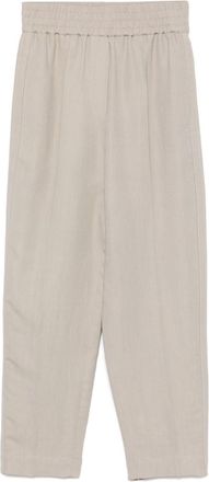 Brunello Cucinelli tapered trousers - Neutrals