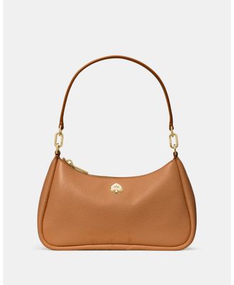 Kate Spade New York Womens Kayla Shoulder Bag - Dark Brown Leather - One Size