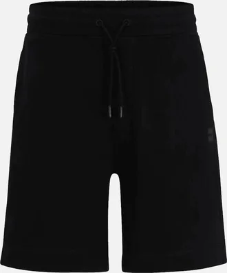 HUGO BOSS Mens Sewalk Cotton Regular Fit Black Shorts - Size: 32/30/31