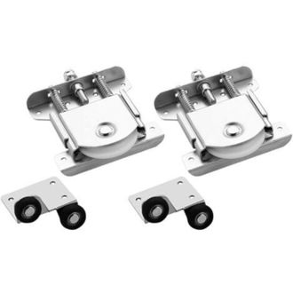 OEM Rodillos Para Puertas Correderas De Armario - Aptos Para Puertas Correderas, Cajones, Ventanas Y Armarios - Paquete De 4 - Crezuo