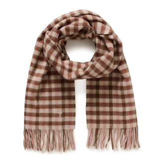 Part Two Sciarpa a Quadri Albicocca Candita - - Accessories - Donna - Multicolore - ONE SIZE