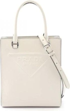Prada Pre-owned Tote Bags, female, White, Size: ONE SIZE Pre-owned Vintage Tote Bag
