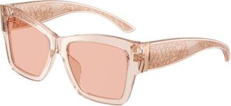 Dolce & Gabbana DG4493 314884 Womens Sunglasses Pink Size 55
