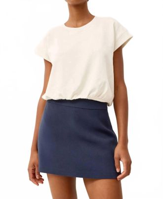 Marie Oliver Mia Mini Skort In Naval