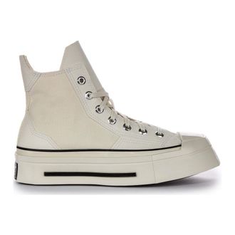 Converse Sneakers, female, White, 6 1/2 UK, Squared High White Canvas Trainers