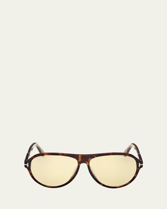 Tom Ford Mens Quincy Photochromic Aviator Sunglasses