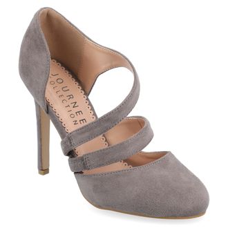 Journee Collection Womens Zeera Round Toe High Stiletto Pumps