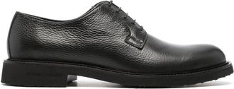Casadei Cervo leather derby shoes - men - Calf Leather/Calf Leather/Rubber - 44 - Black