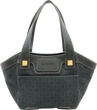 Loewe Grey Nylon Tote (Authentic Pre-Loved)