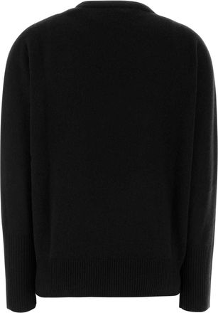 The Row Womens Odelle Sweater Black Cashmere