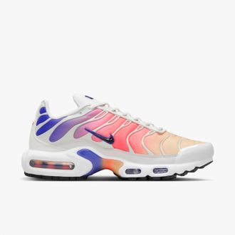 Nike Womens Air Max Plus Shoes In Platinum Tint/black-Persian Violet