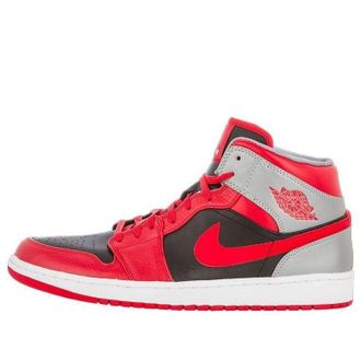 Air Jordan 1 Mid Fire Red 554724-603