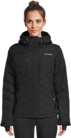 Columbia Lay D Down V Jacket Womens Coat Black : 2XL, Down/Nylon