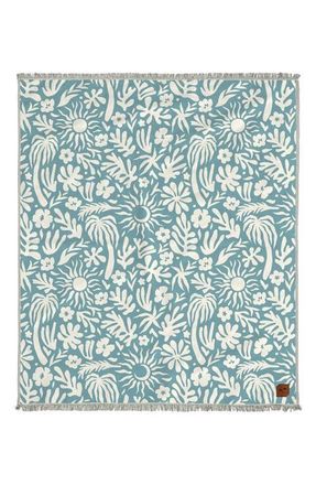 Slowtide Sunny Driftweave Blanket in Dusty Blue at Nordstrom