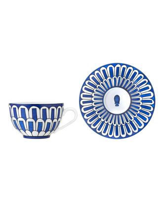 Herm&egrave;s Bleus dAilleurs Cup & Saucer