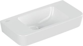 Villeroy & Boch V&b Handwaschbecken O.novo Compact 500x250mm O Hahnloch Ohne &Uuml;berlauf Wei&szlig;