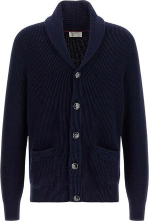 Brunello Cucinelli Hombre, Jerseys, Azul, Talla: 3XL
