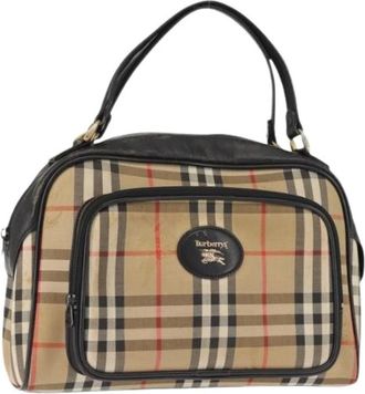 Burberry Pre-owned Handbags, female, Beige, Size: ONE SIZE Pre-owned Hand Bag