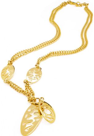 Folli Follie Womens 1N8T071Y Ladies Necklace - Gold Stainless Steel - One Size