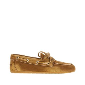 Miu Miu Suede leather deck shoes Woman 36+